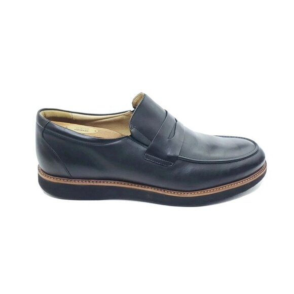 Samuel Hubbard Ivy Legend Men’s Penny Loafers Black Leather Vibram Sole 13 - Picture 10 of 11